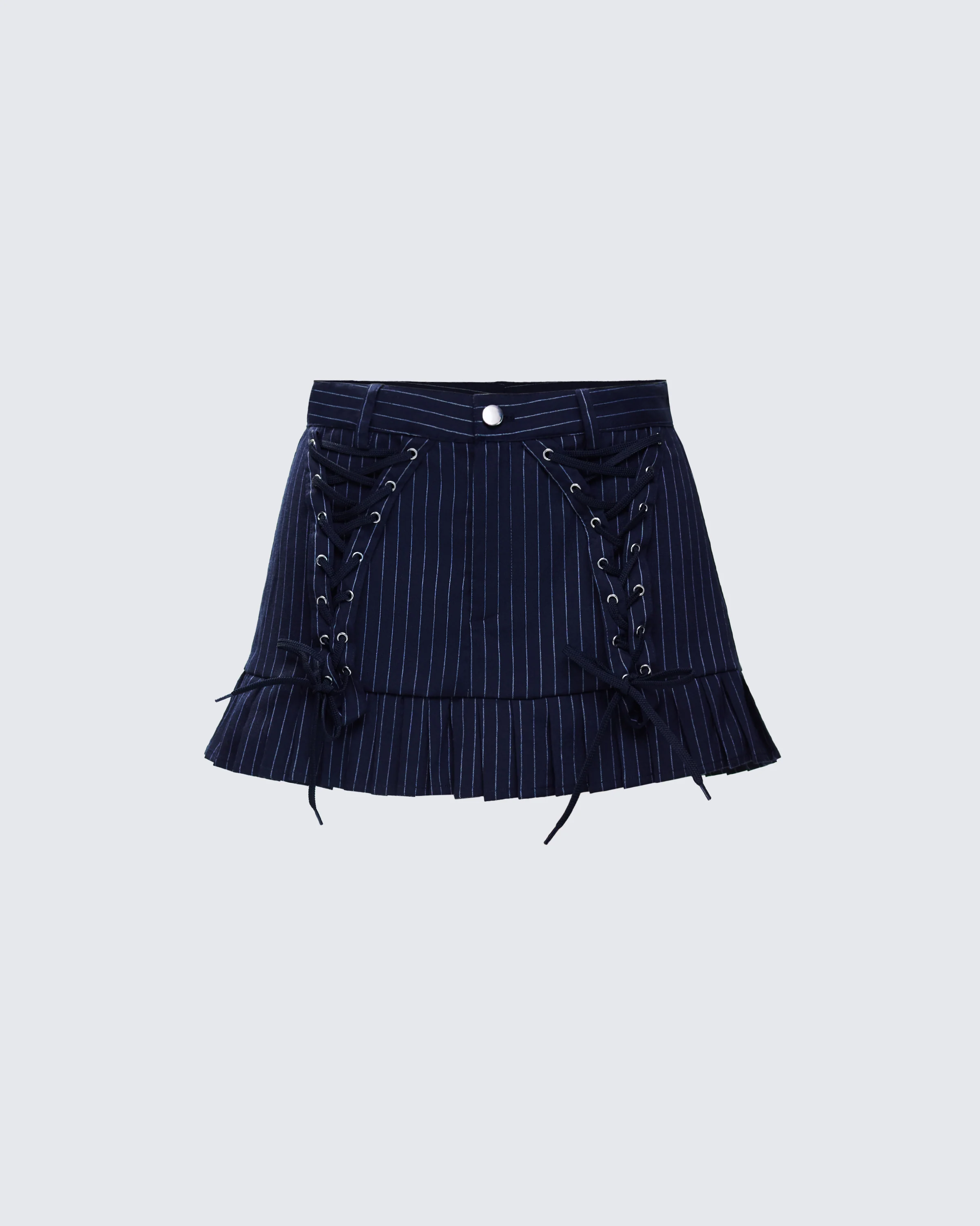 Alandra Pinstripe Mini Skirt