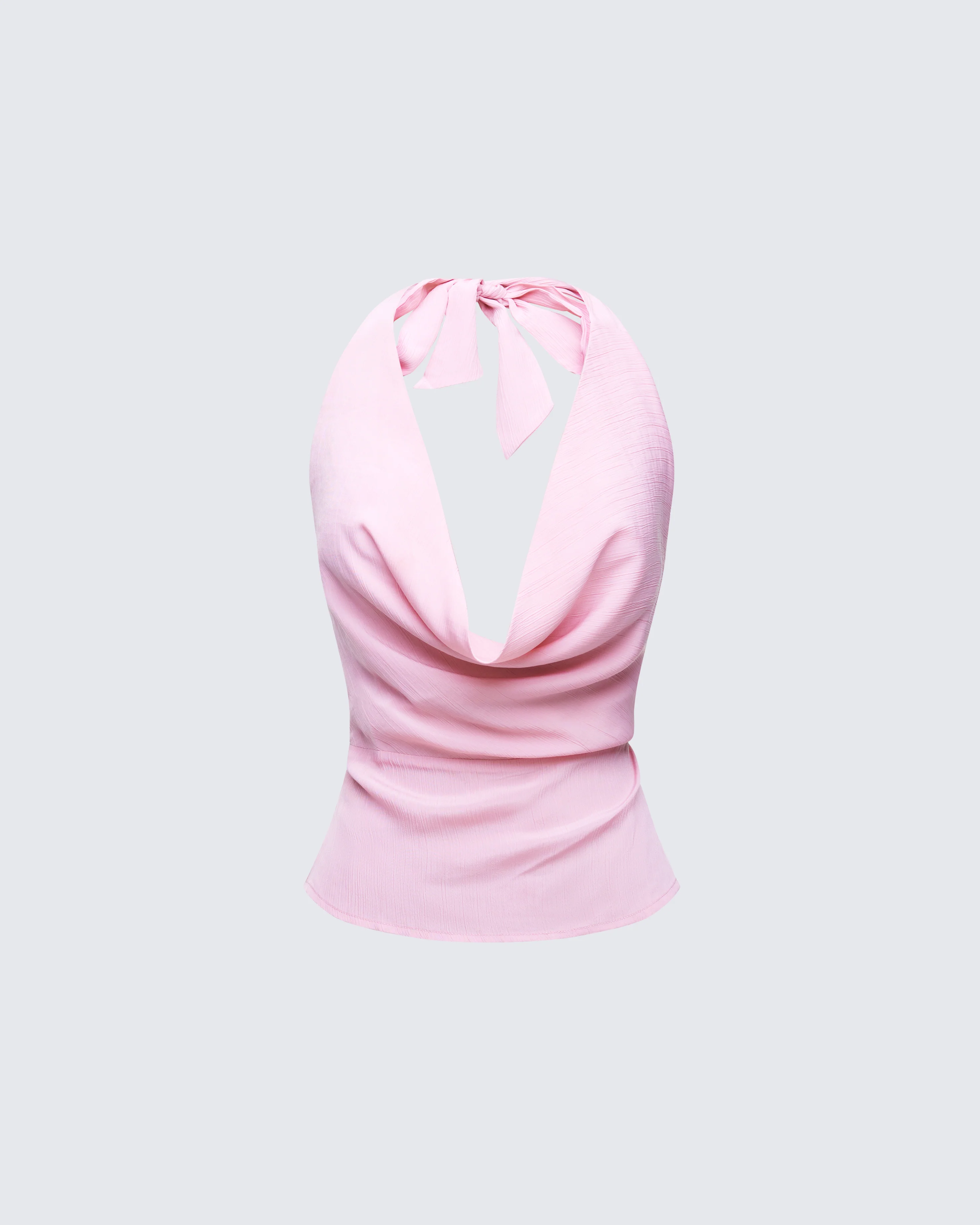Alexis Pink Cowl Neck Top