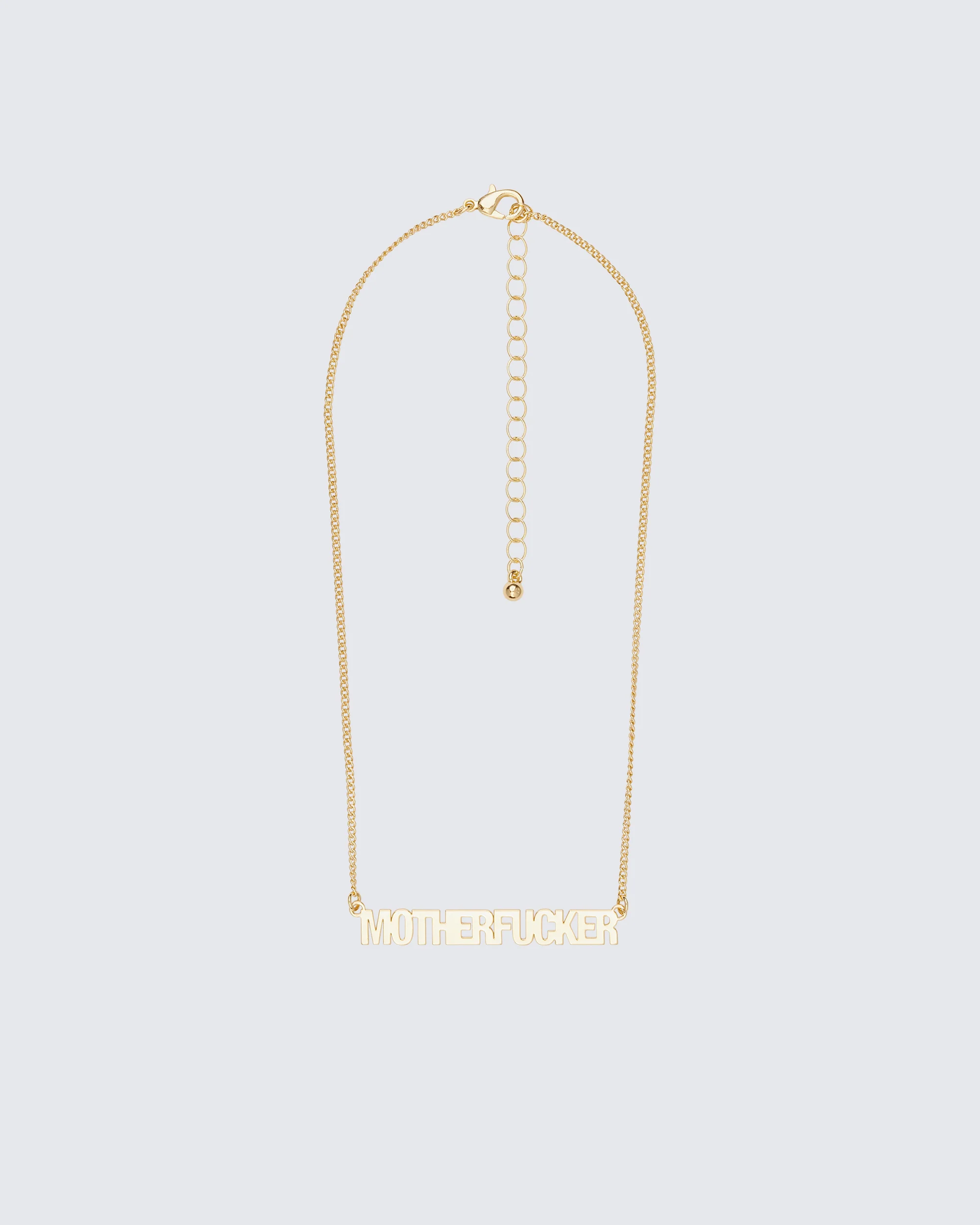 Angelica Gold 'MOFO' Necklace