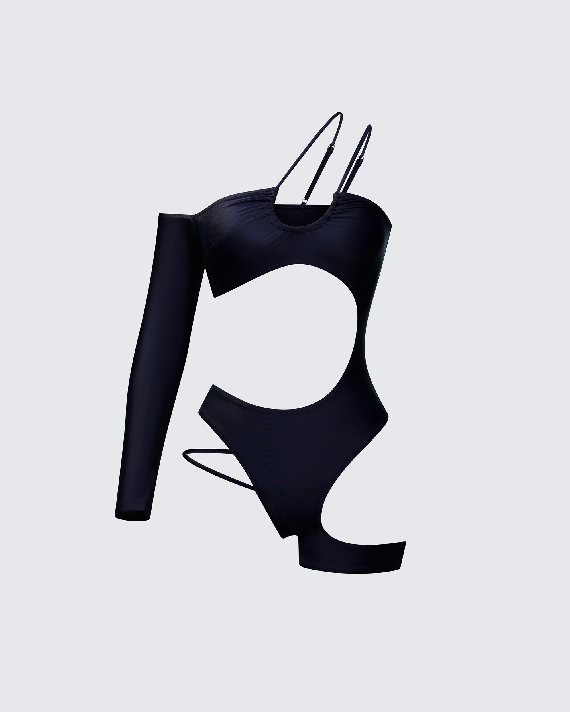Astra Black Cut Out Swimsuit