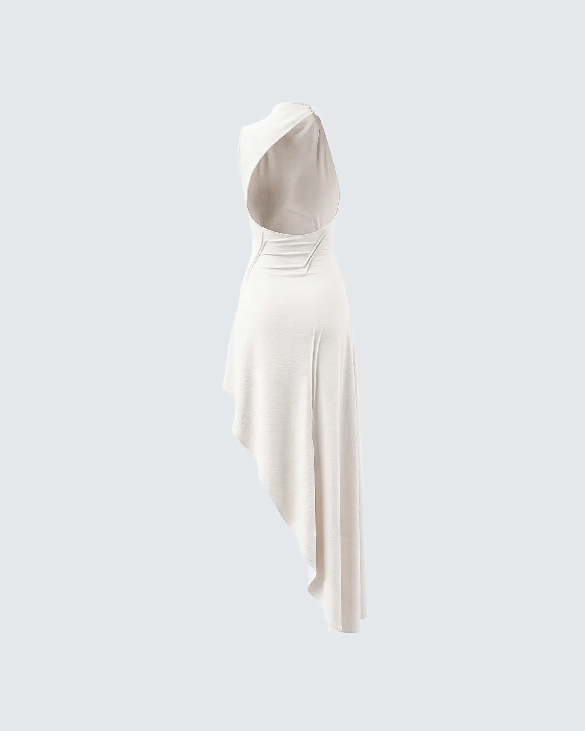 Billie Ivory Cinched Detail Open Back Tailored Midi Dress - Image 2