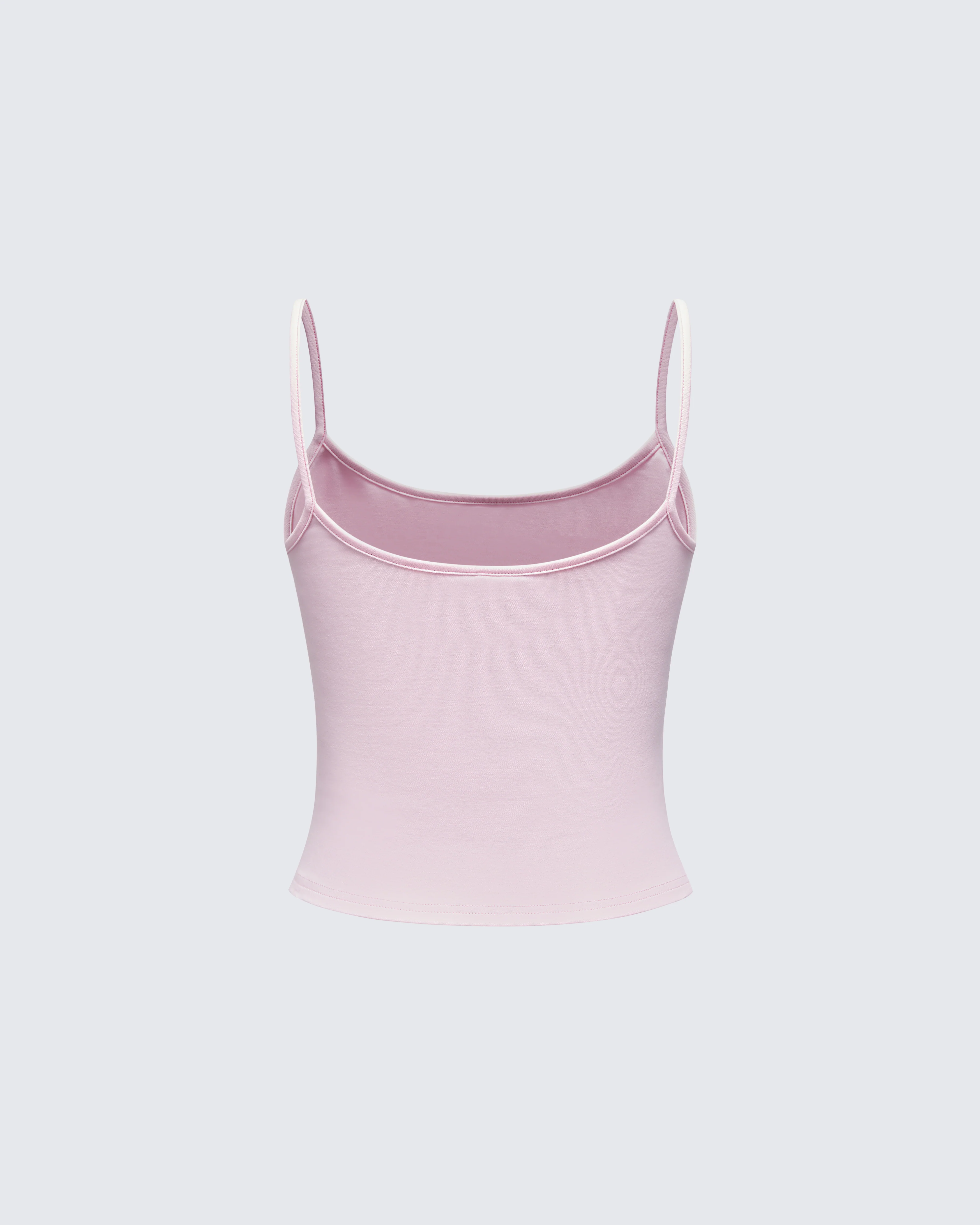 Callie Pink Slogan Jersey Cami Top - Image 6