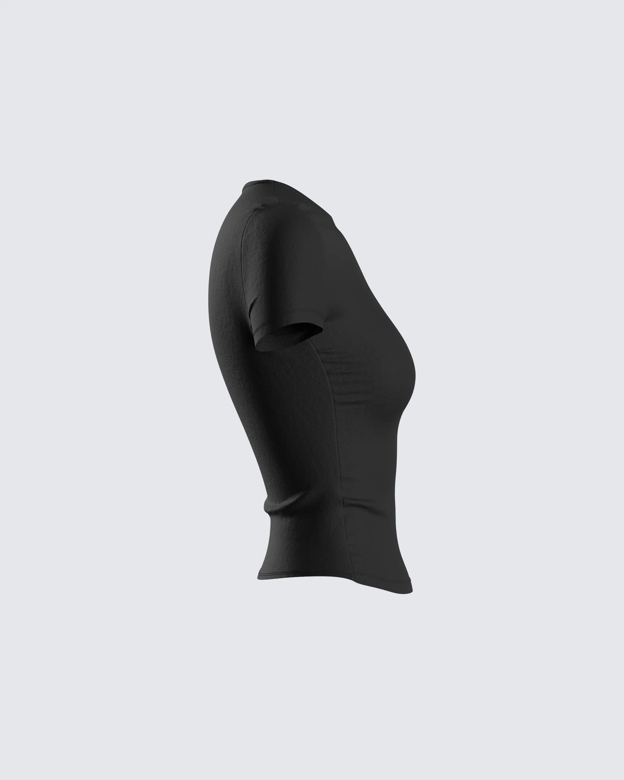 Chell Black Jersey Top - Image 2