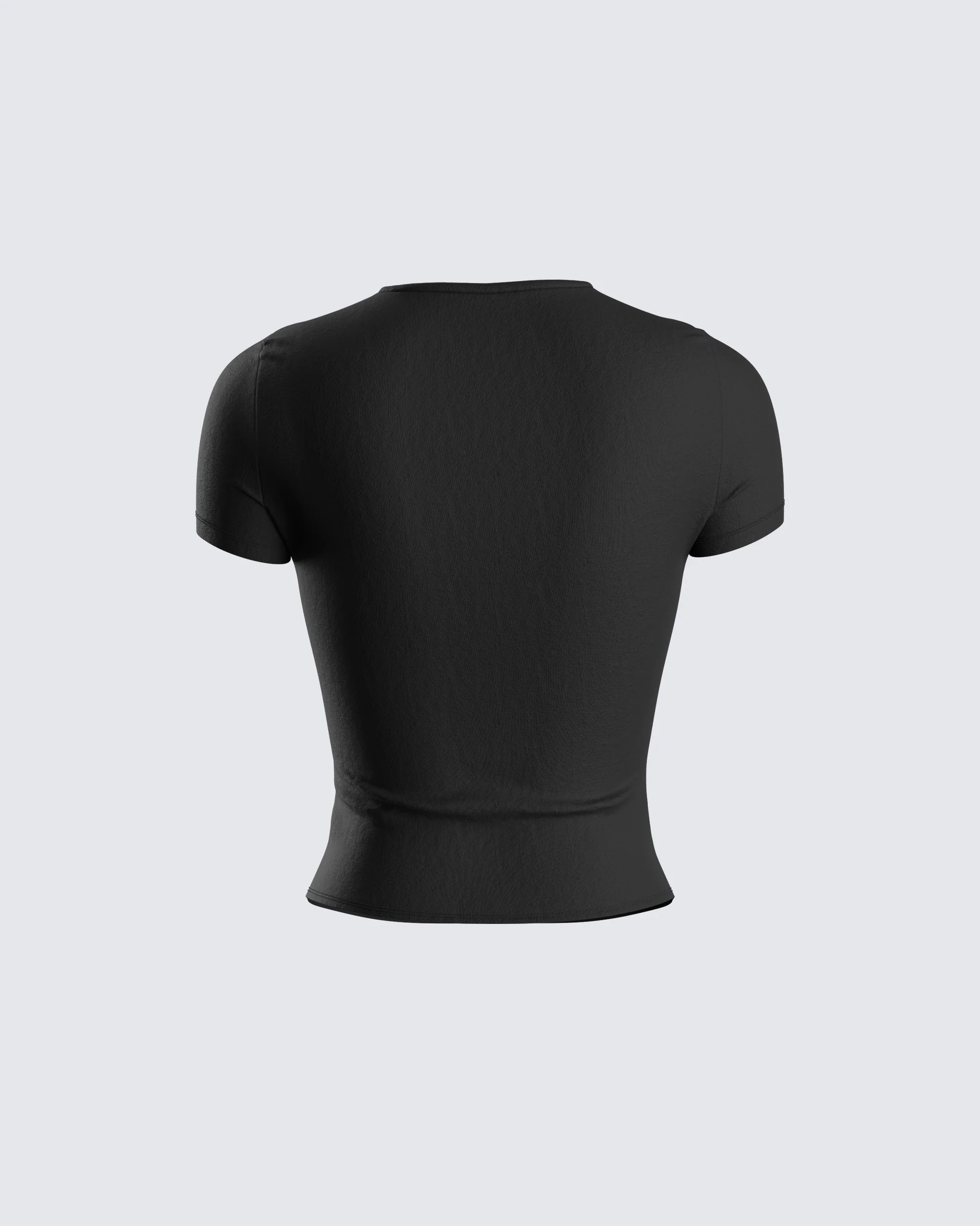 Chell Black Jersey Top - Image 3