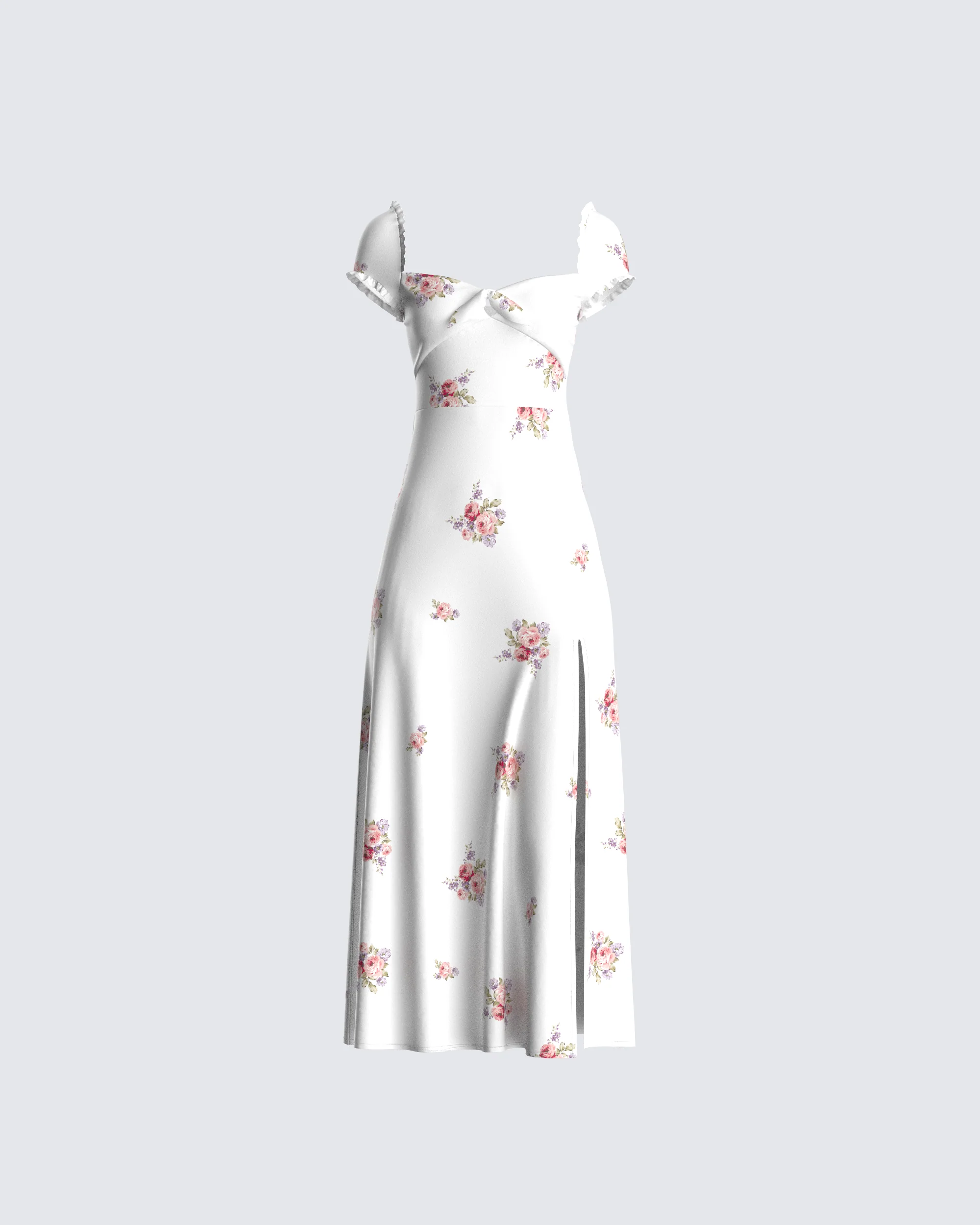 Crue Floral Print Midi Dress