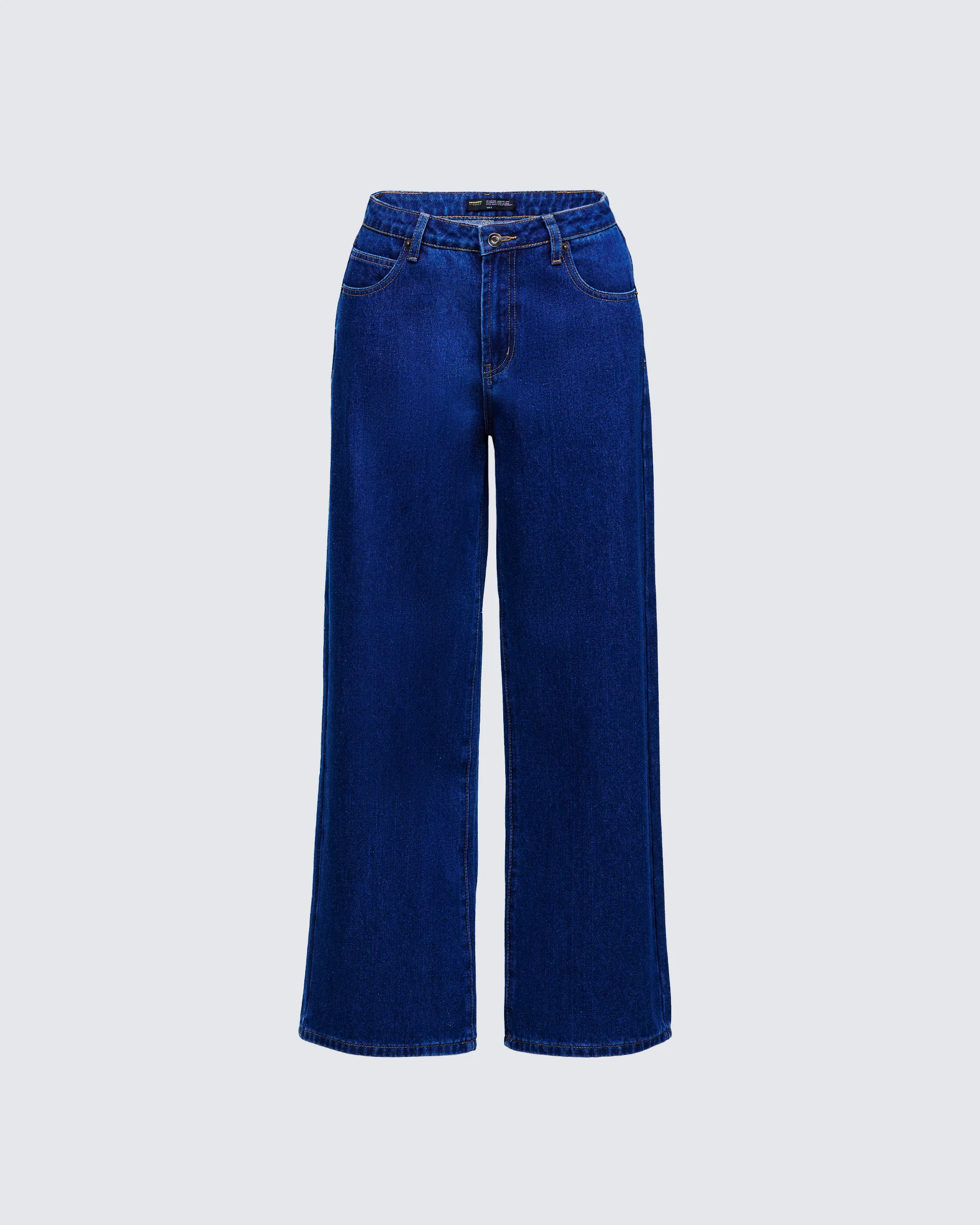Dulcie Blue Denim Wide Leg Jean