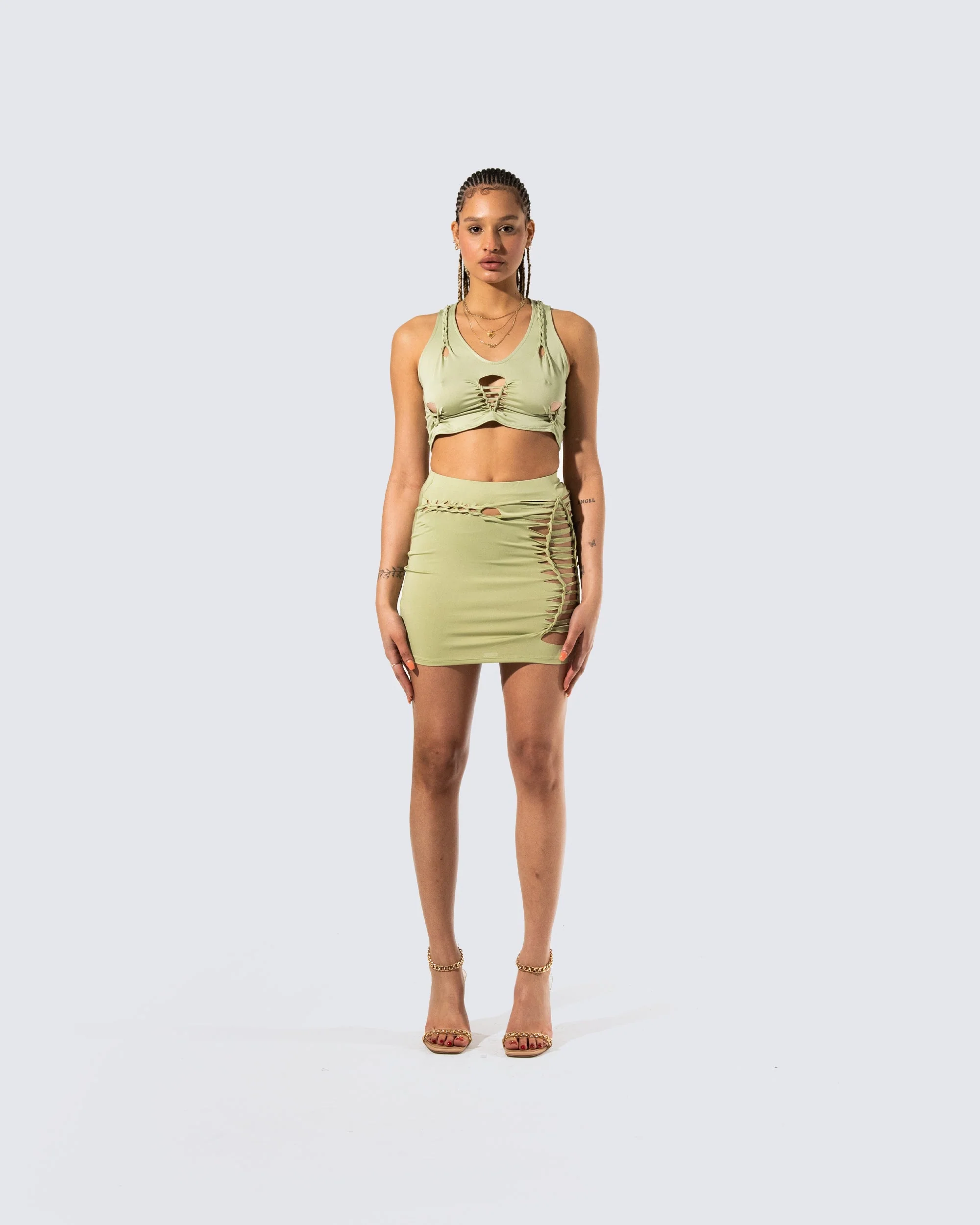 Easton Twisted Skirt - Image 4
