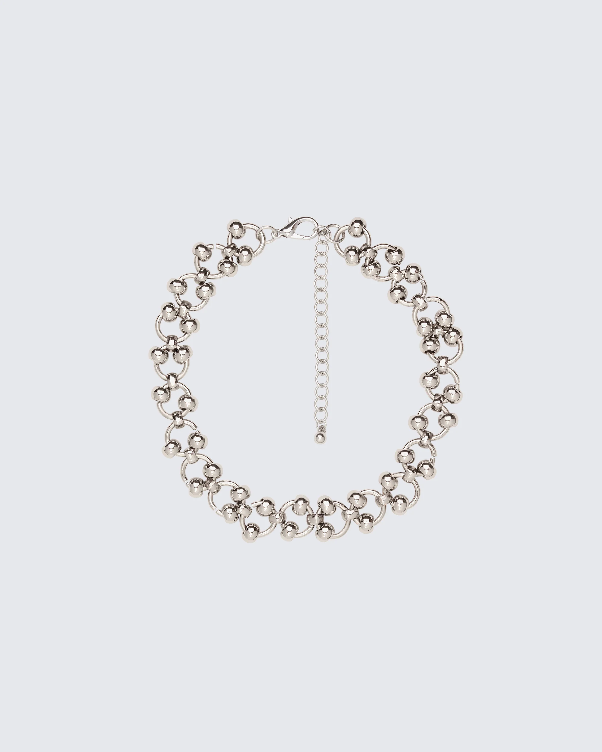 Ellisse Silver Piercing Choker