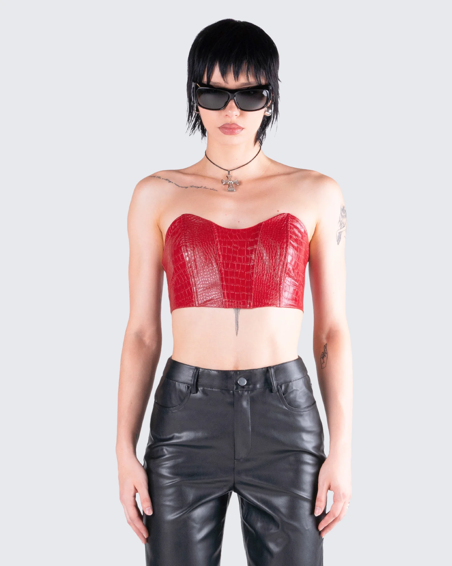 Helena Croc Corset Top - Image 3