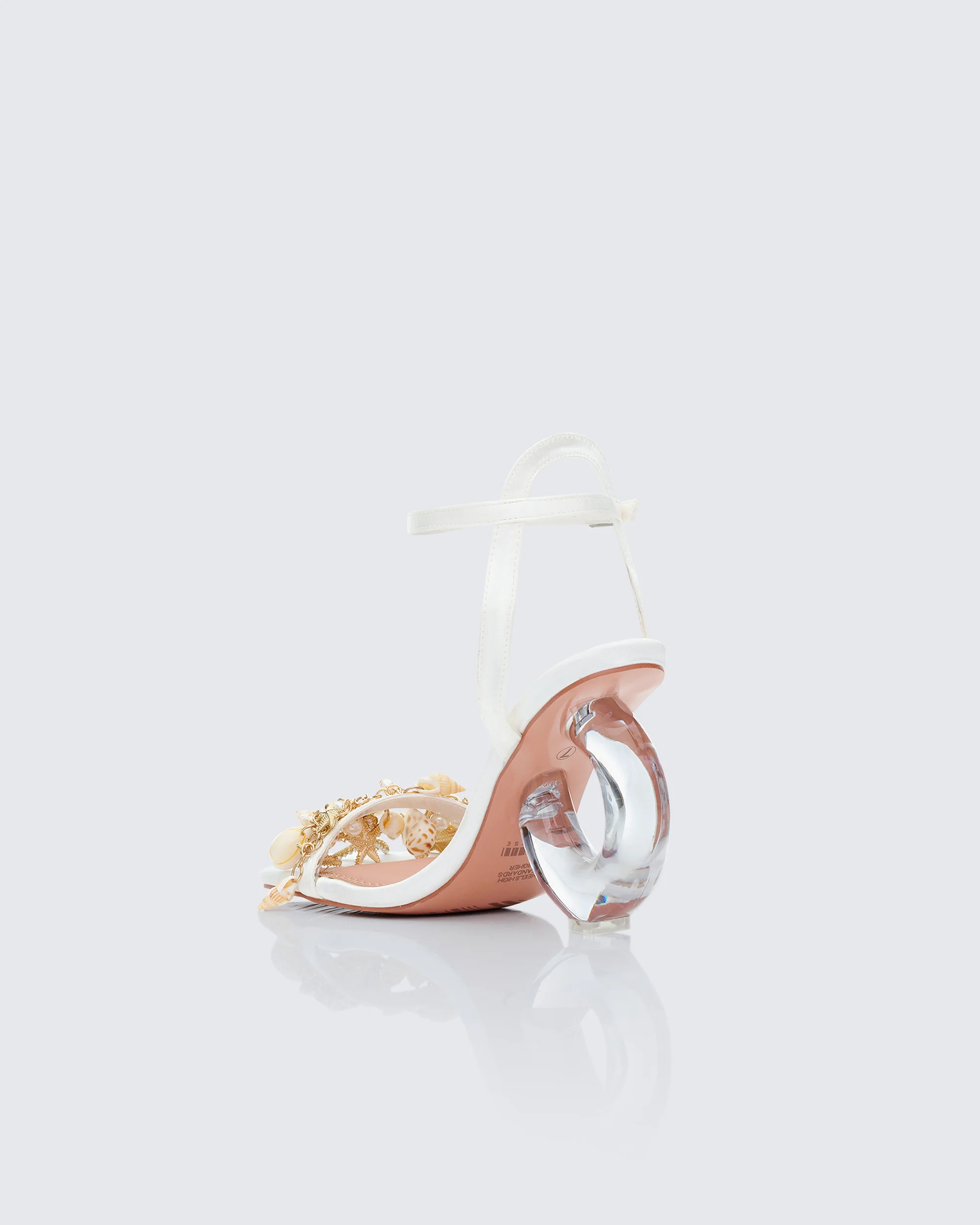 Jude Gold Seashell Charm Sandal - Image 3