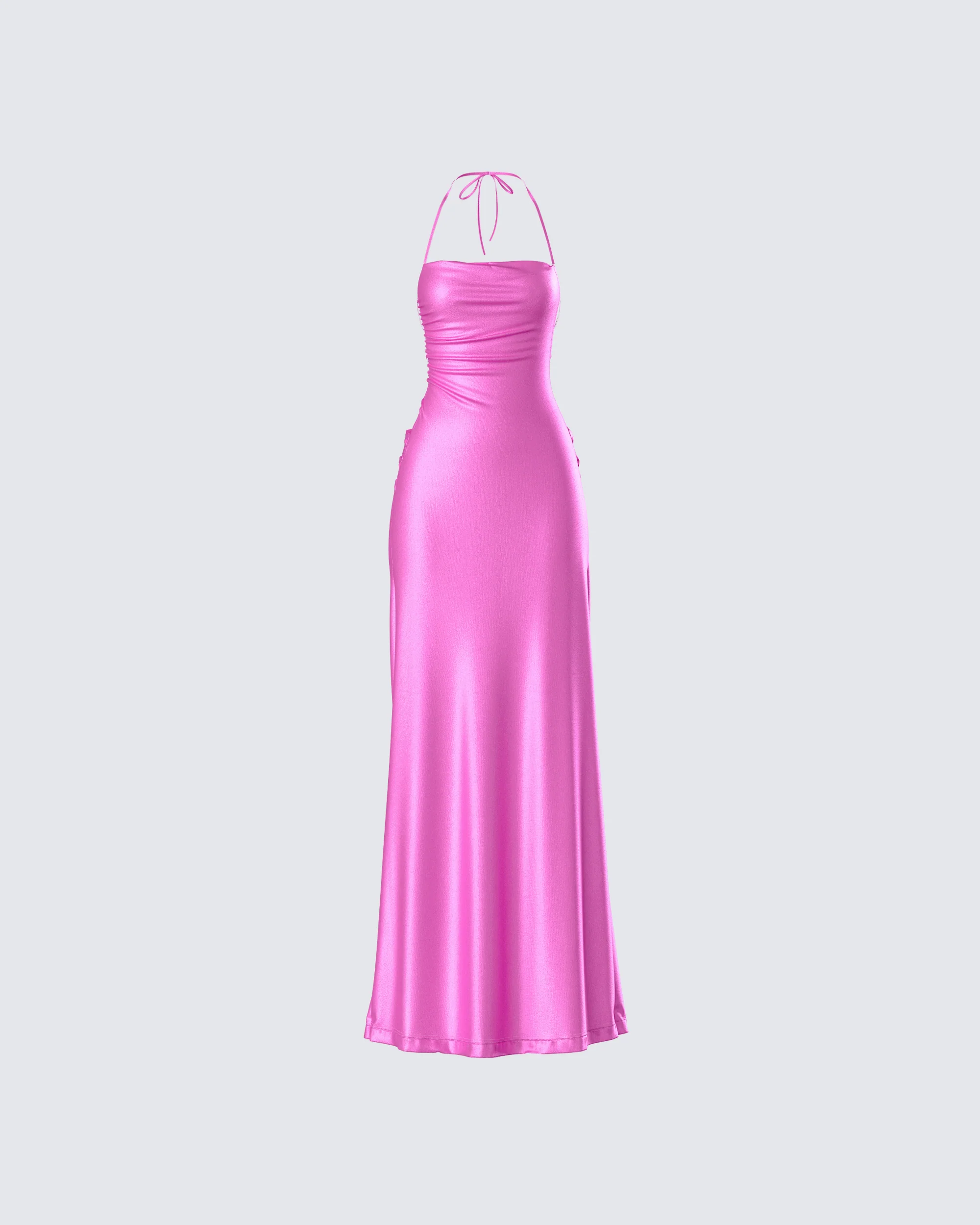Koa Pink Metallic Gown