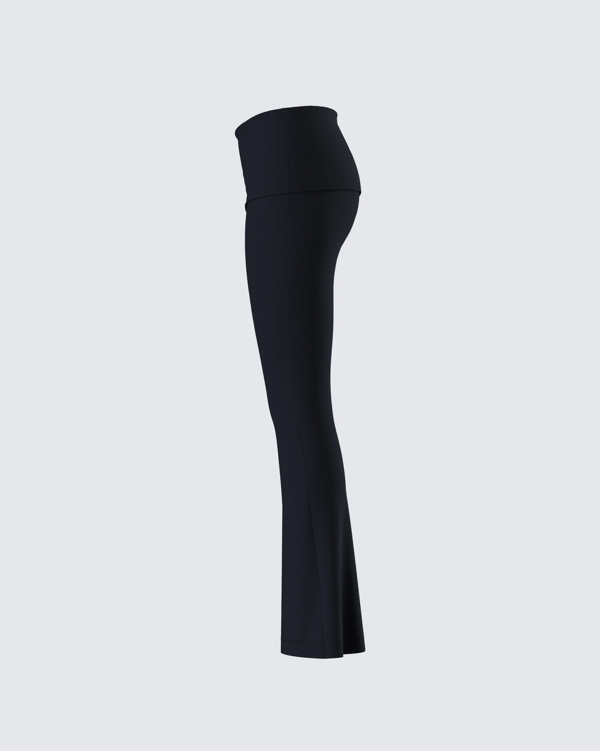Leia Black Foldover Legging - Image 2