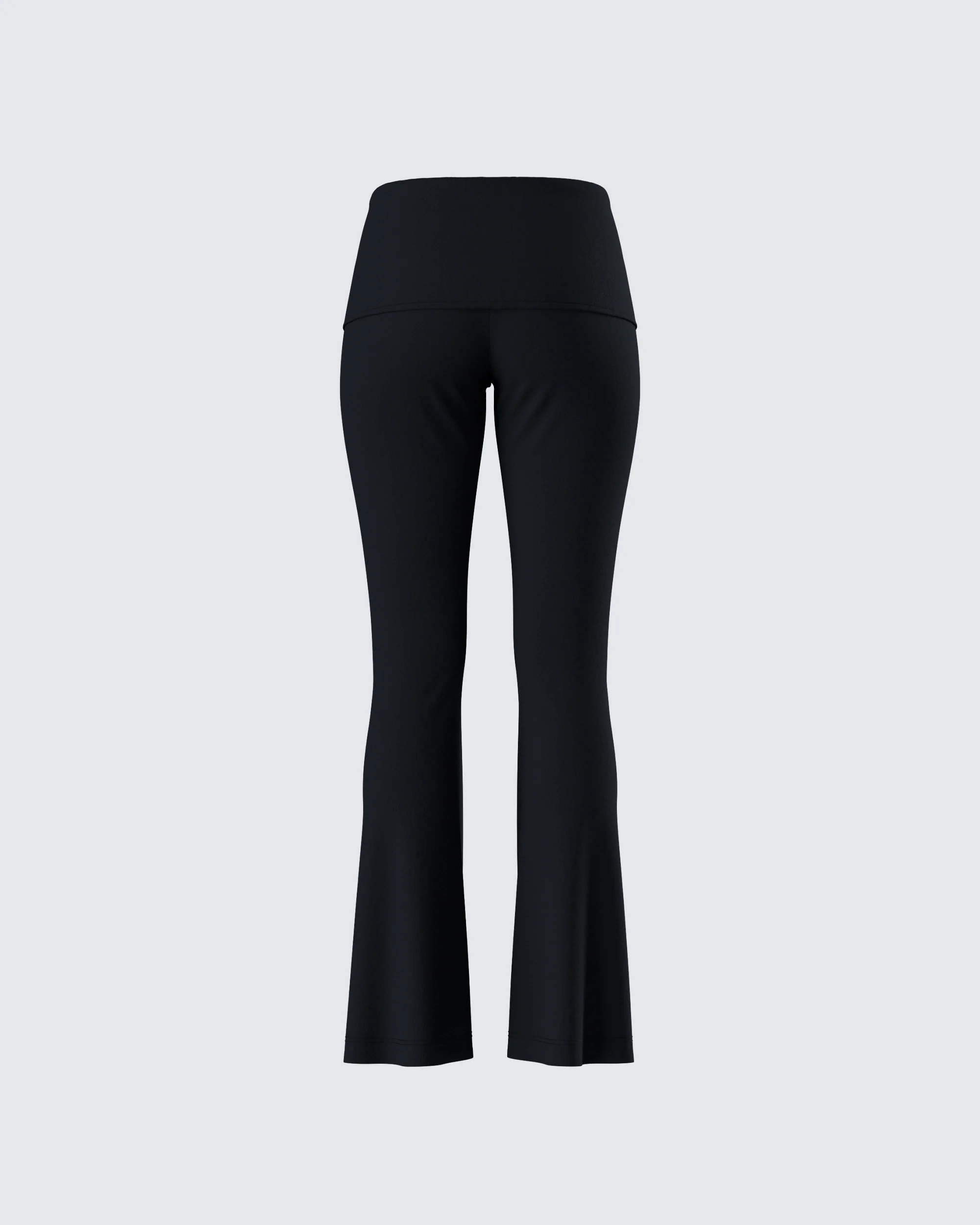 Leia Black Foldover Legging - Image 3