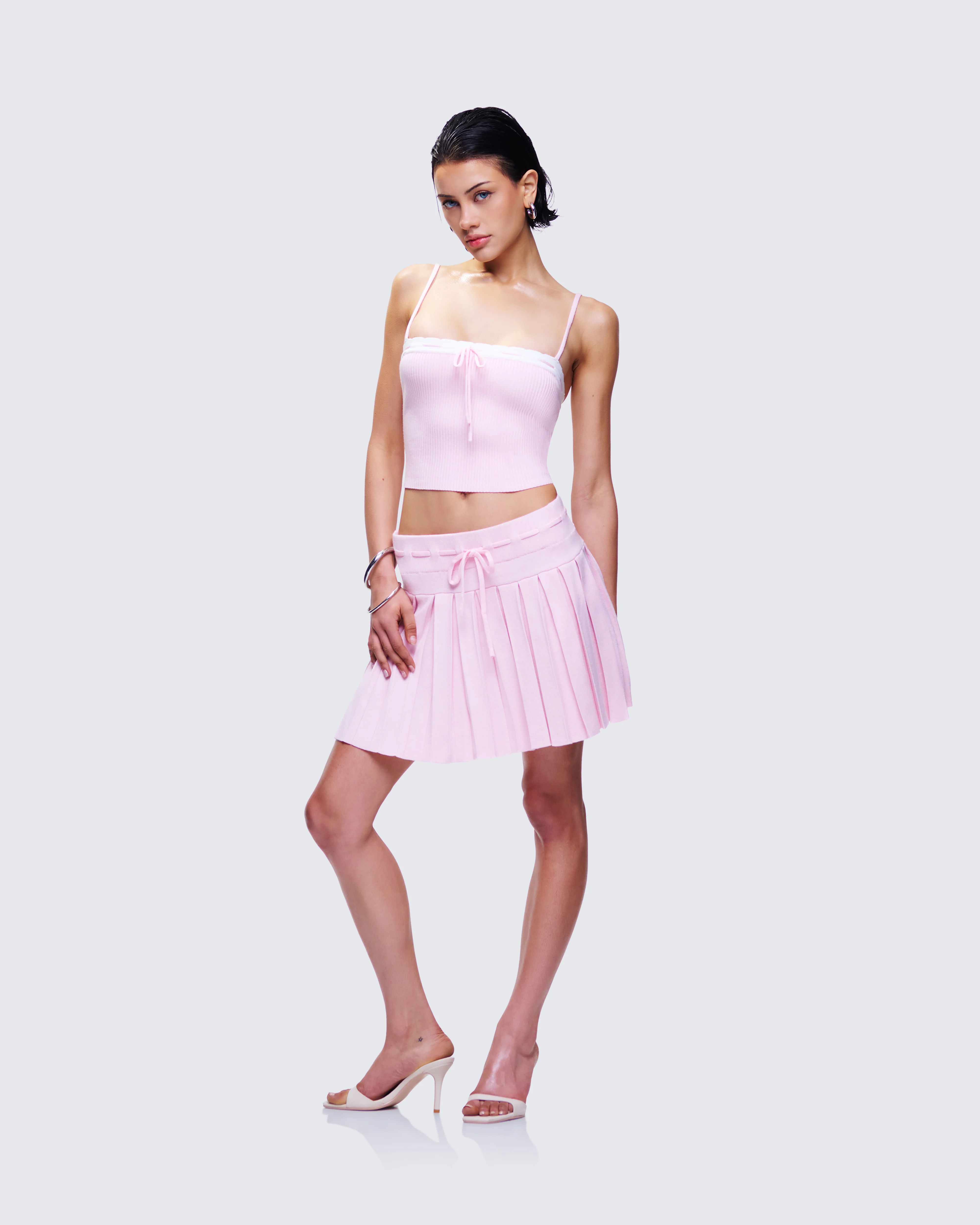 Lucien Pink Knitted Set - Image 4