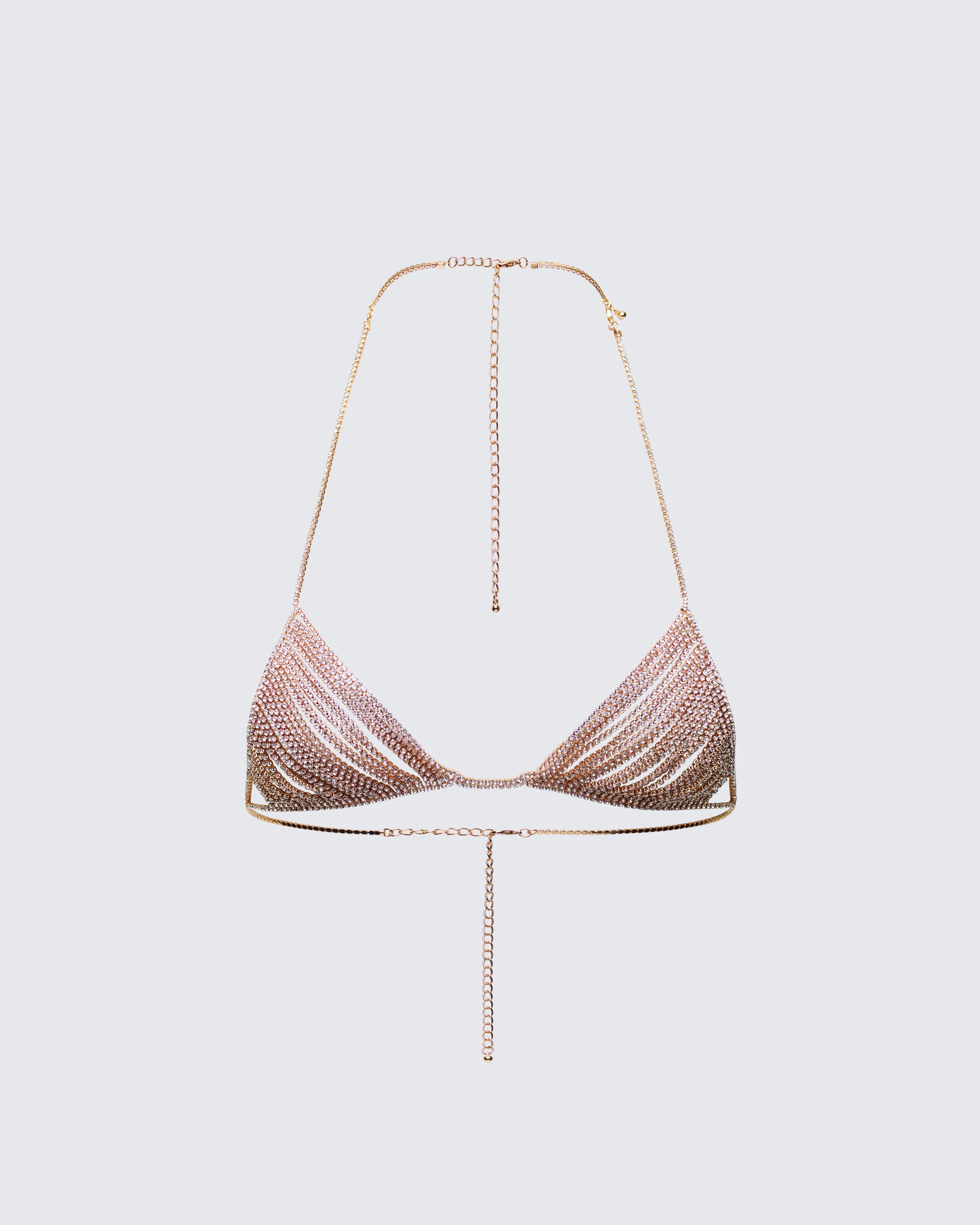 Maelis Gold Diamante Bralet