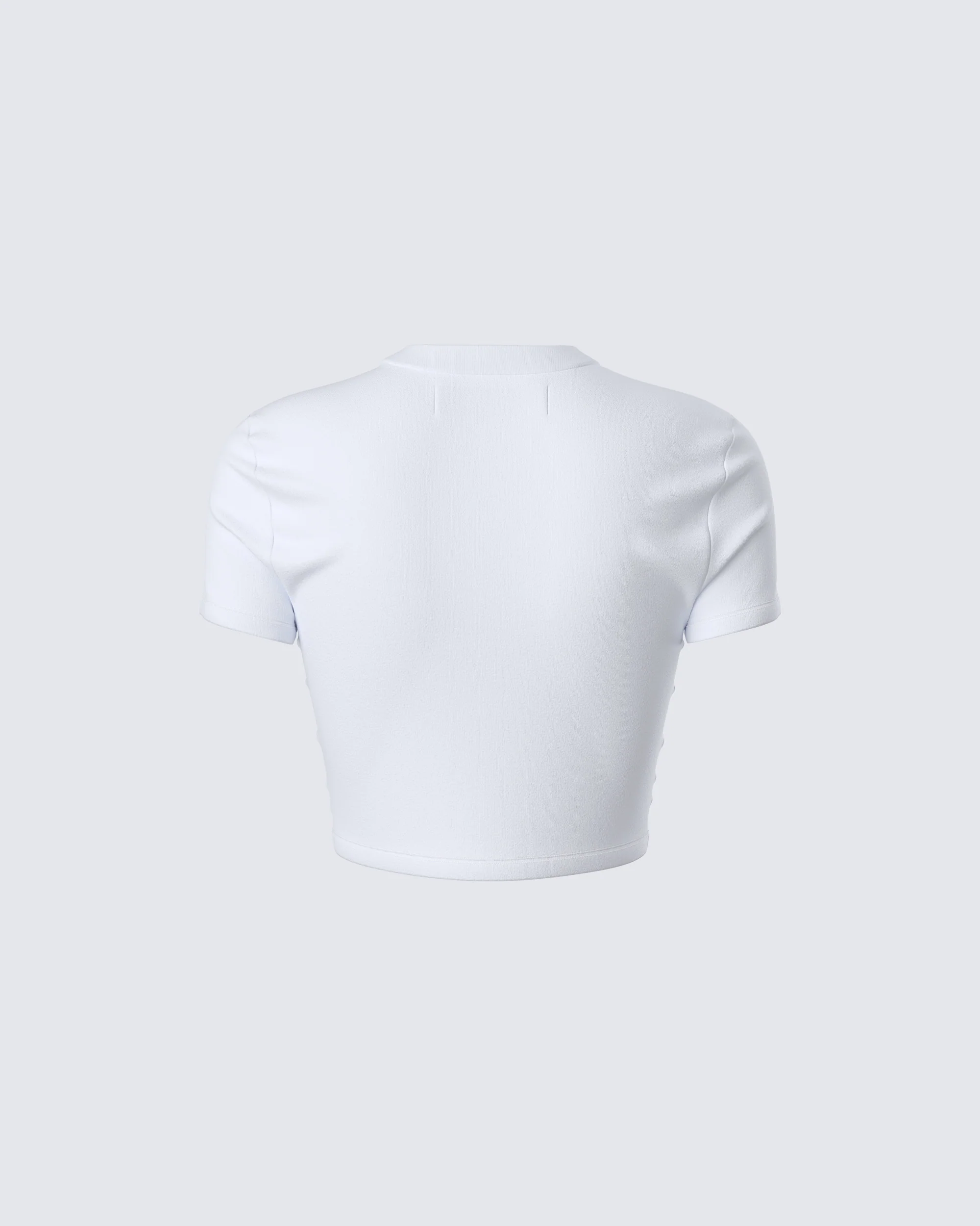 Maribel White Graphic Top - Image 3