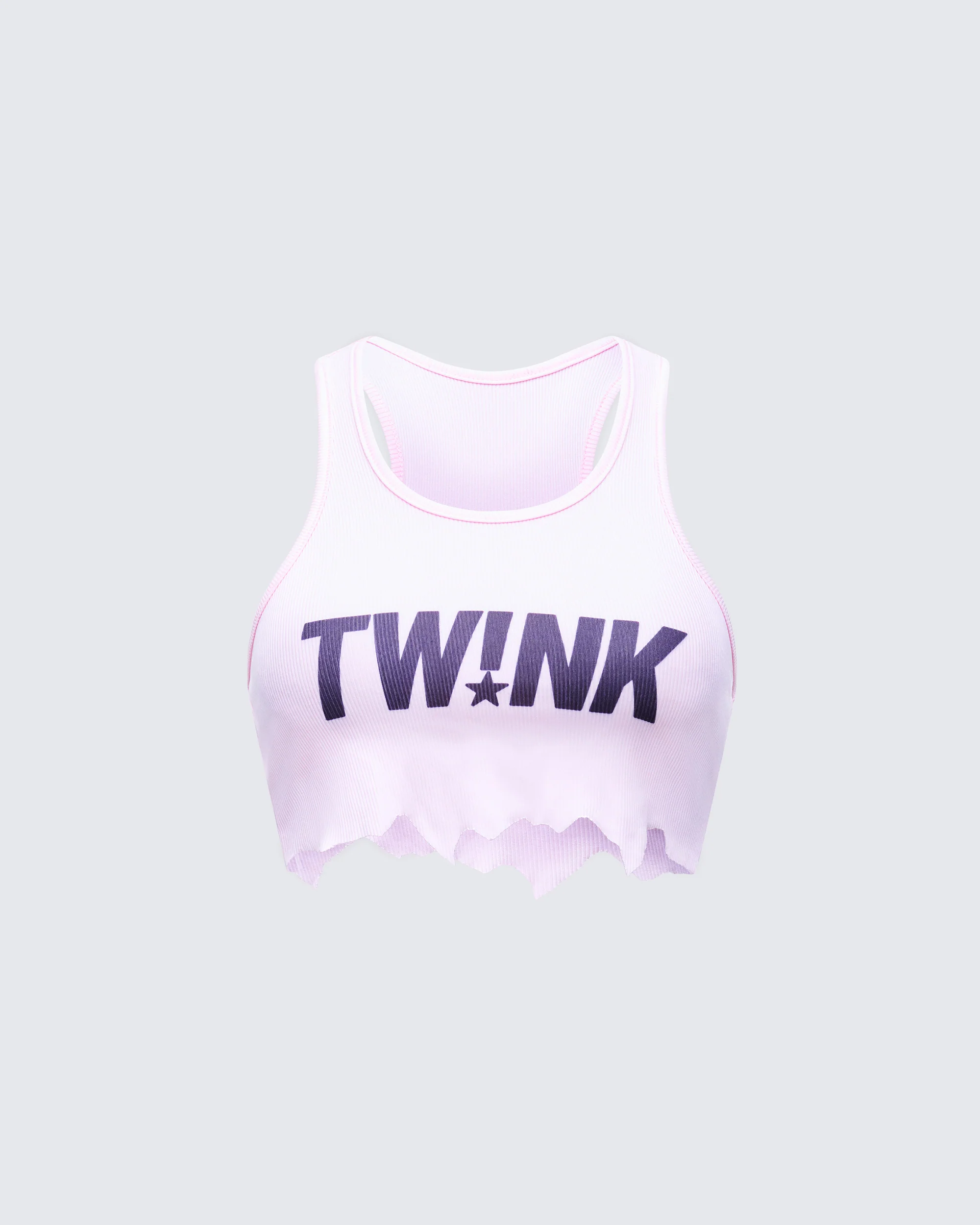 Maxine Pink Graphic Cut Off Tank