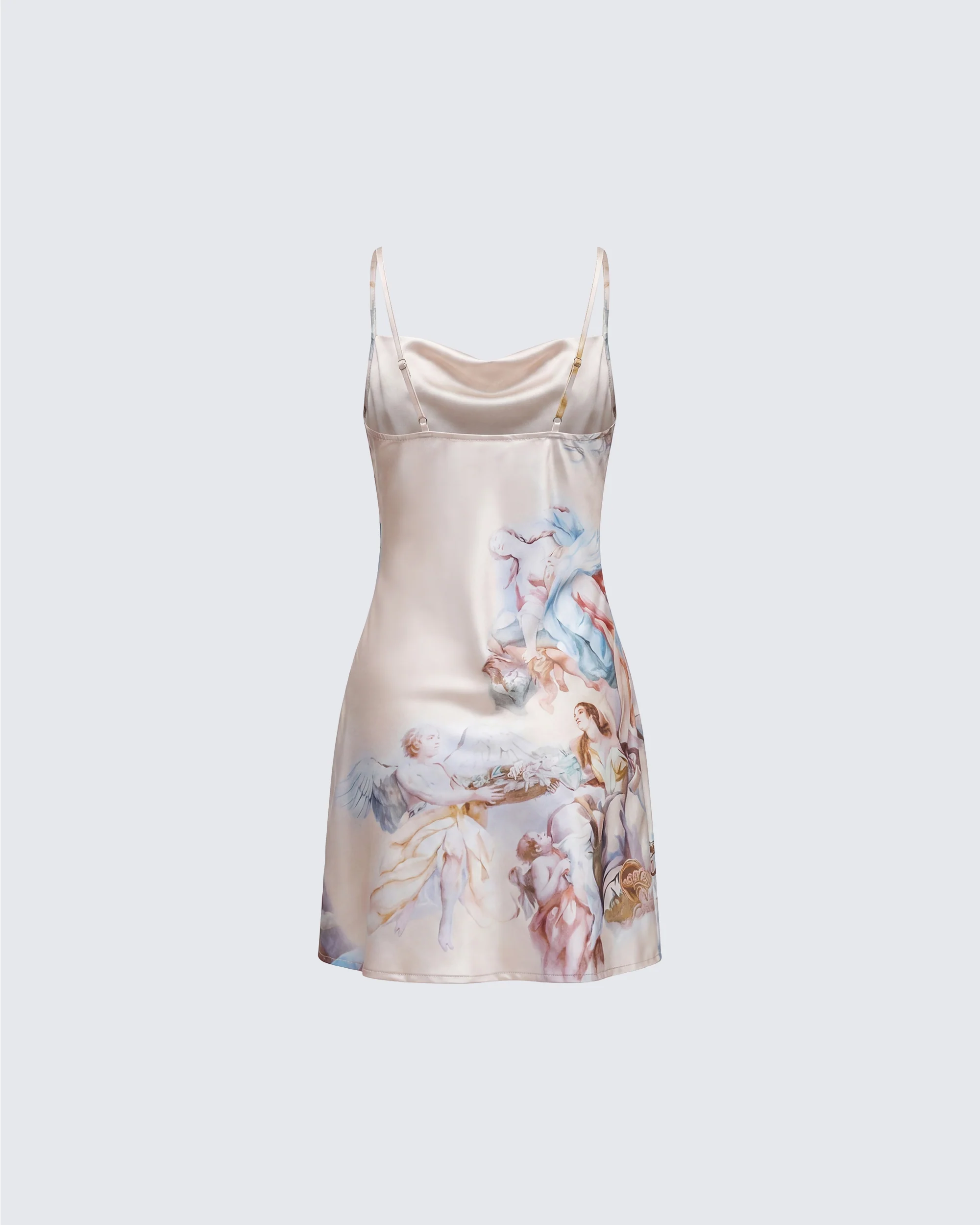 Melody Renaissance Print Mini Dress - Image 2