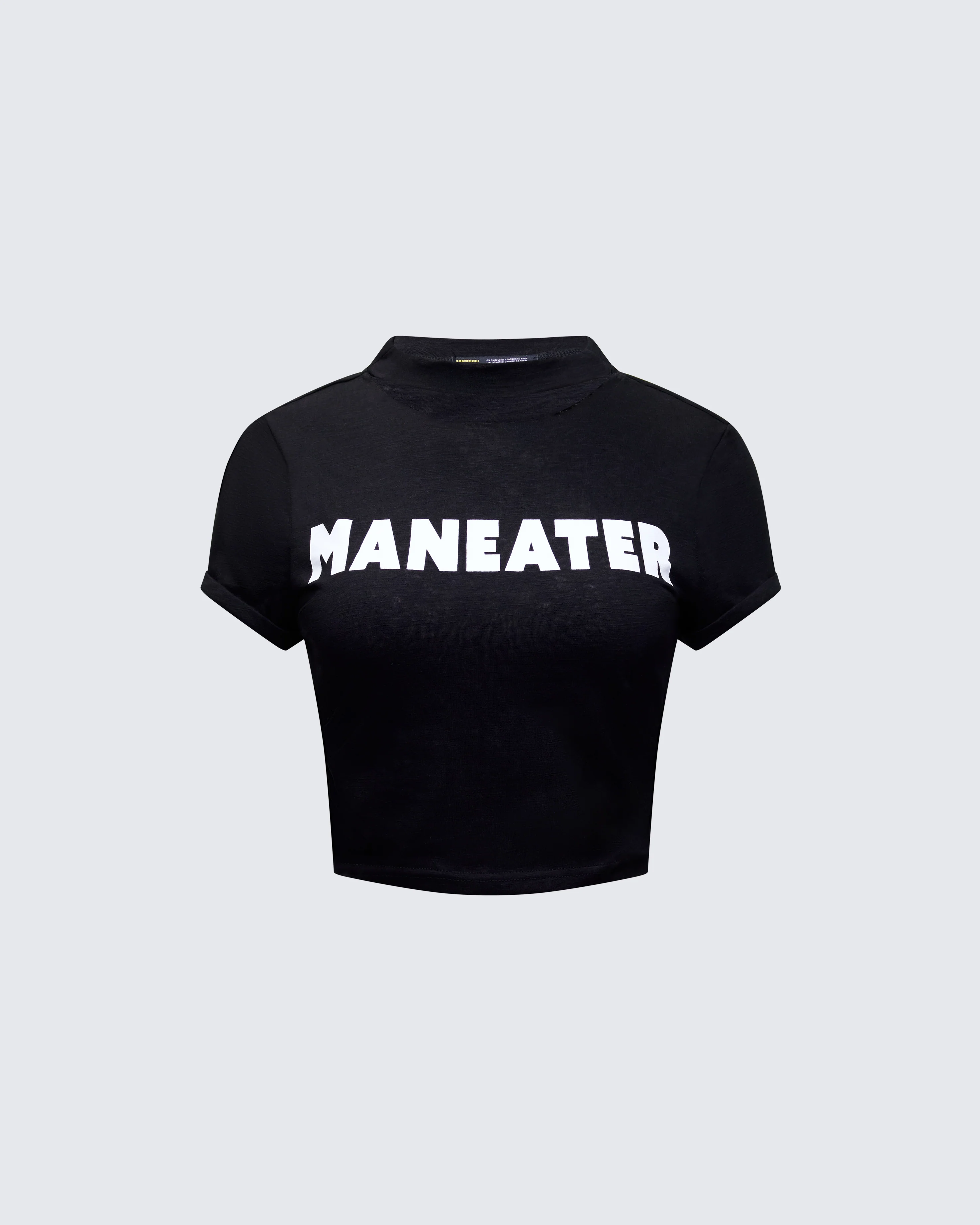 Monte Black Jersey Graphic Top