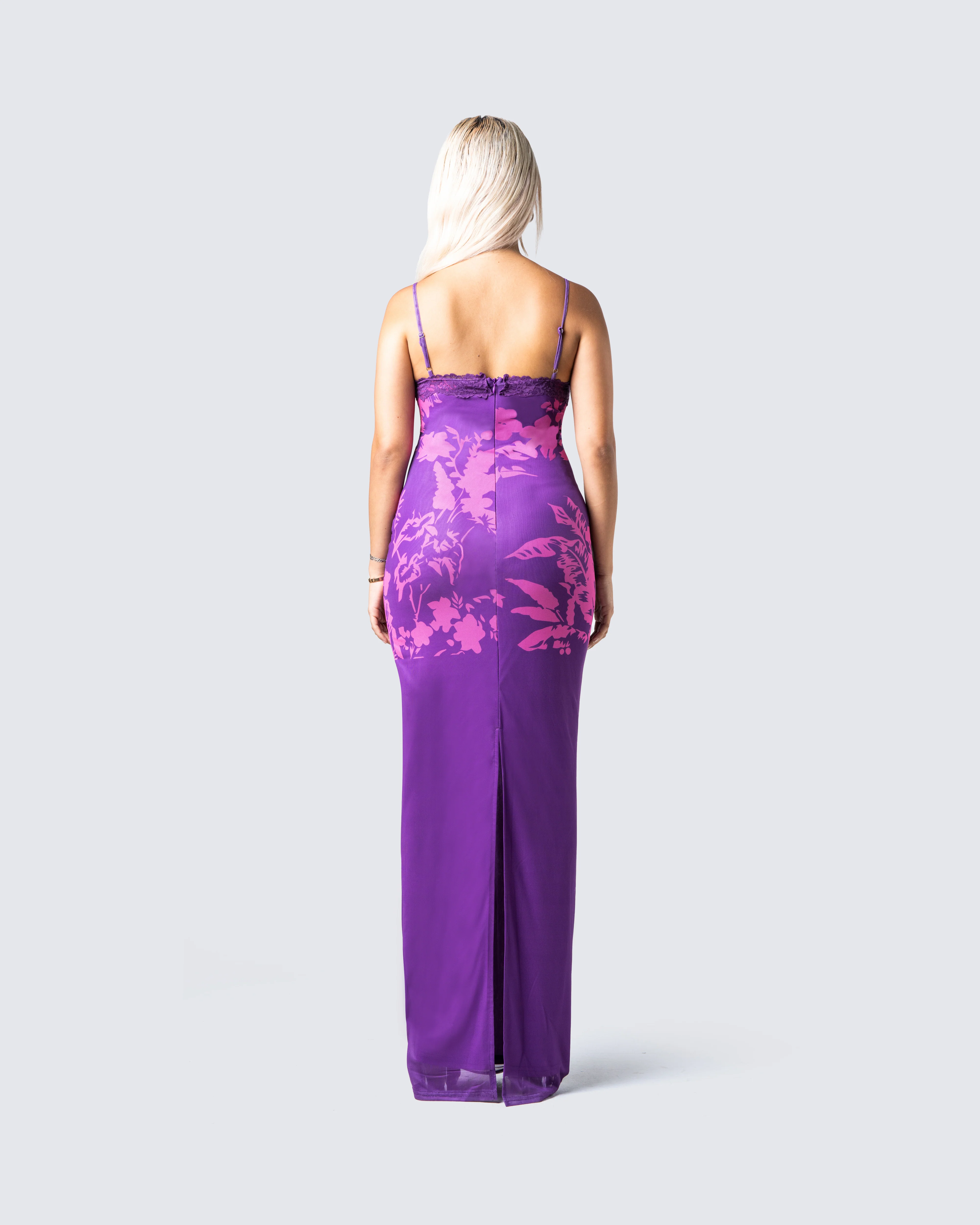 Nessa Floral Print Maxi Dress - Image 5
