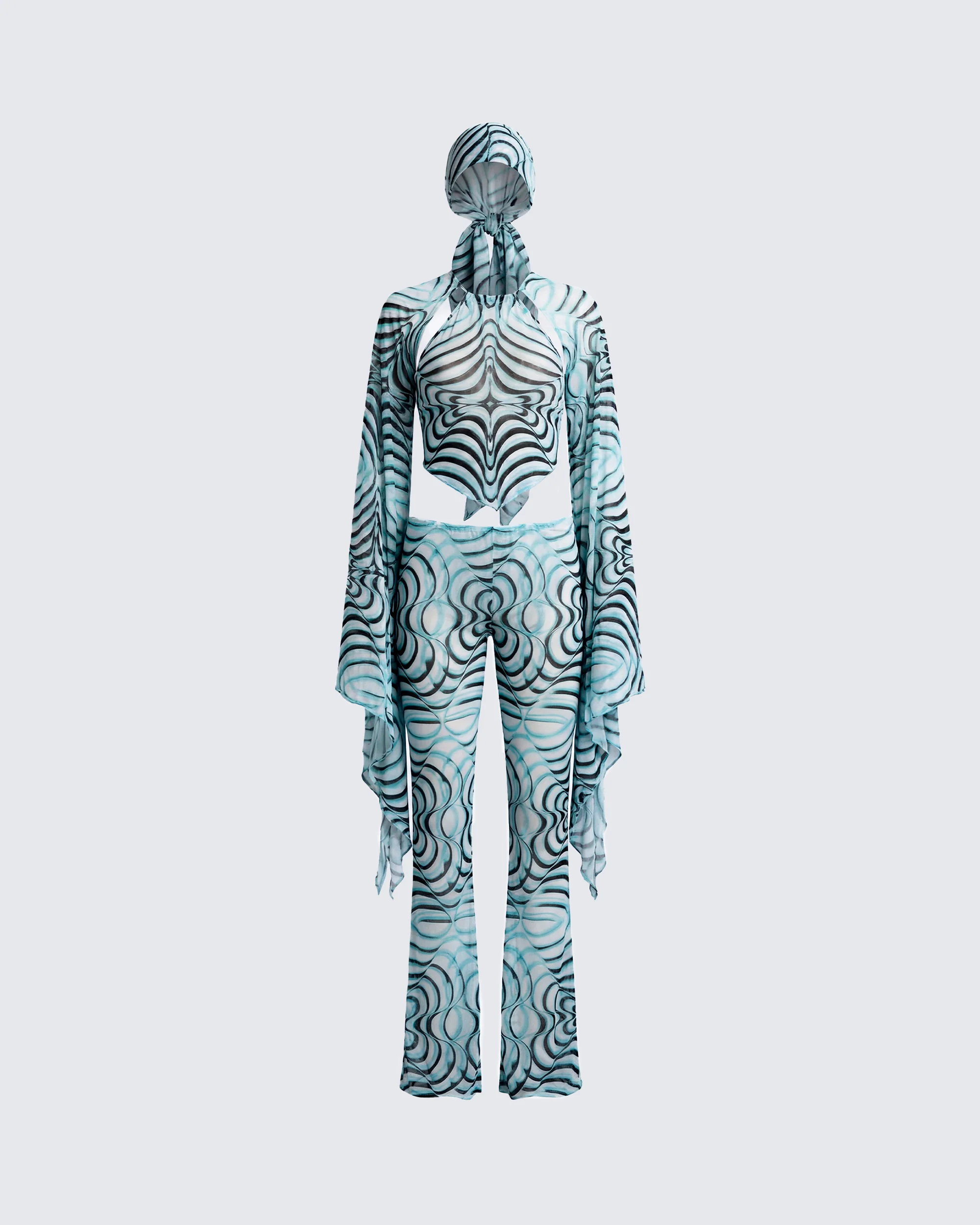 Ophelia Multi Mesh Extreme Sleeve Set
