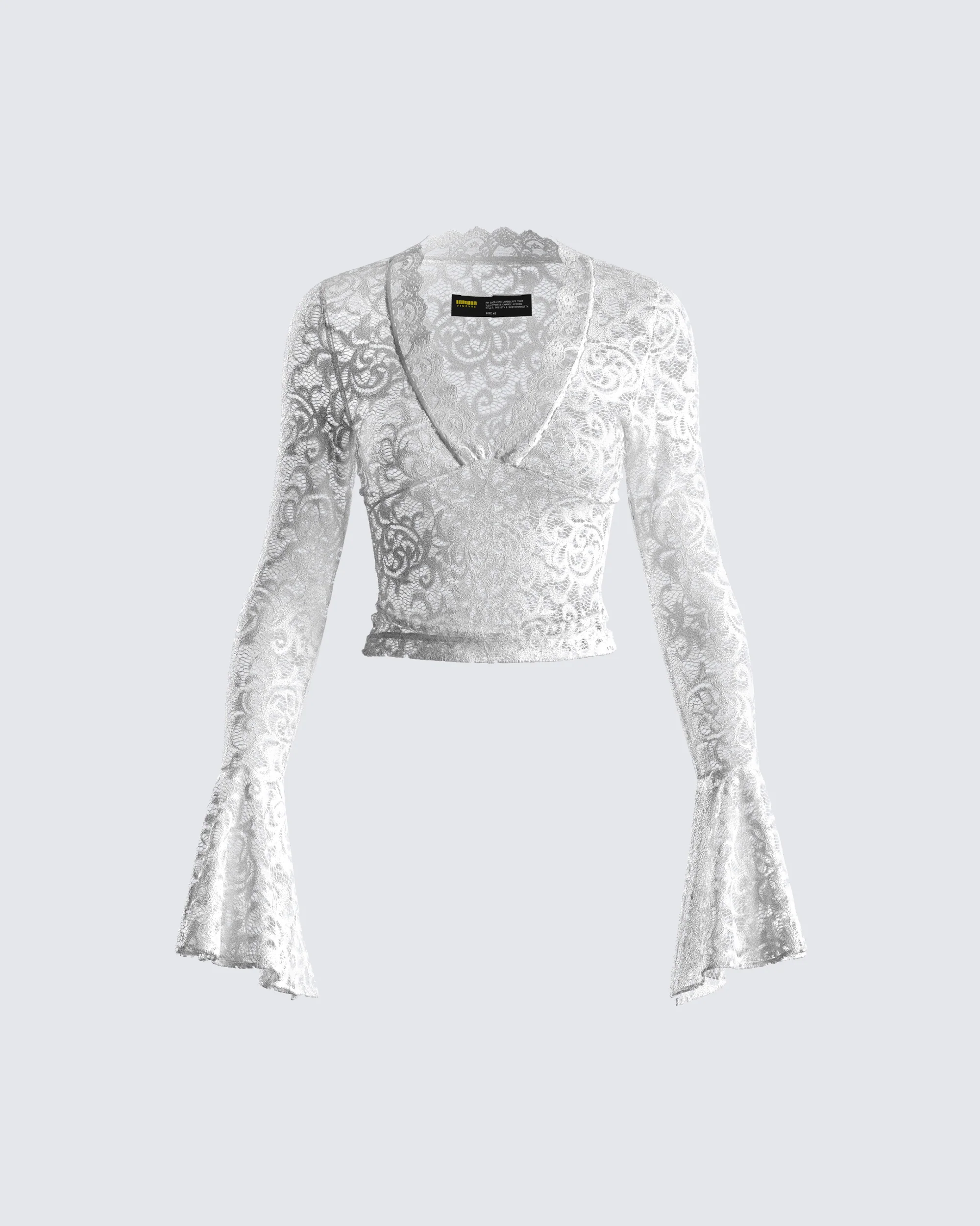 Priya White Lace Top
