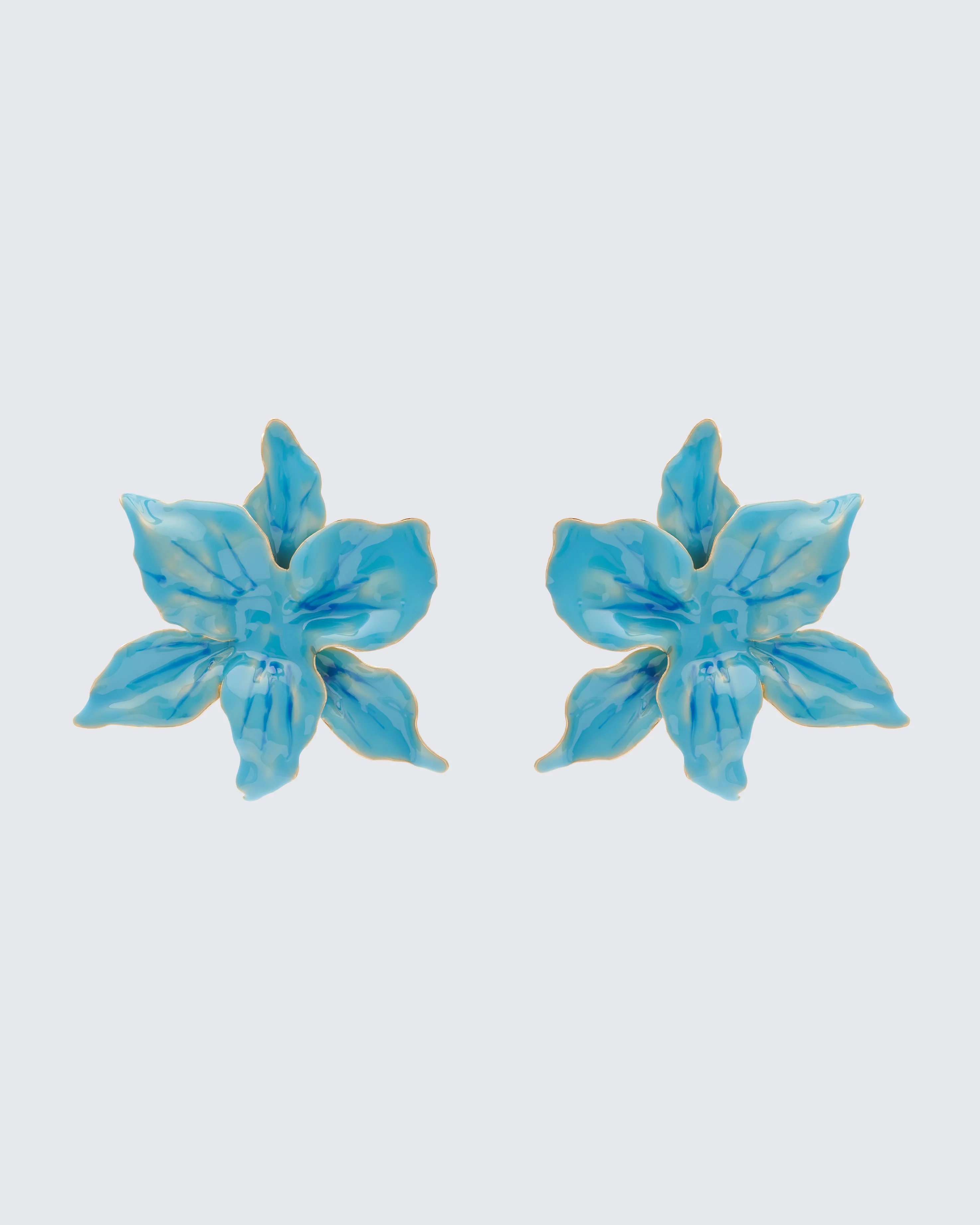 Sabira Blue Orchid Earrings