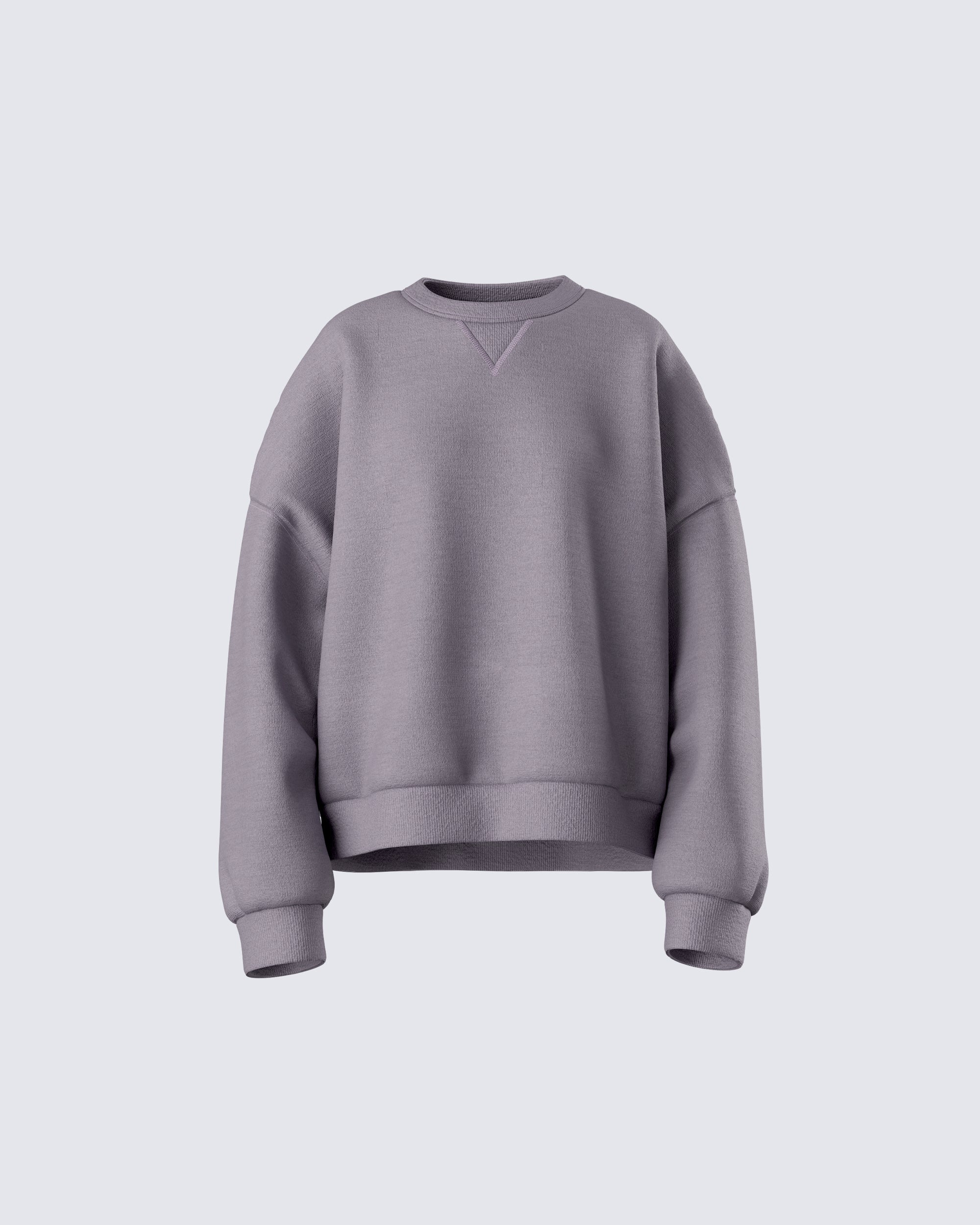 Salima Grey Oversized Sweater