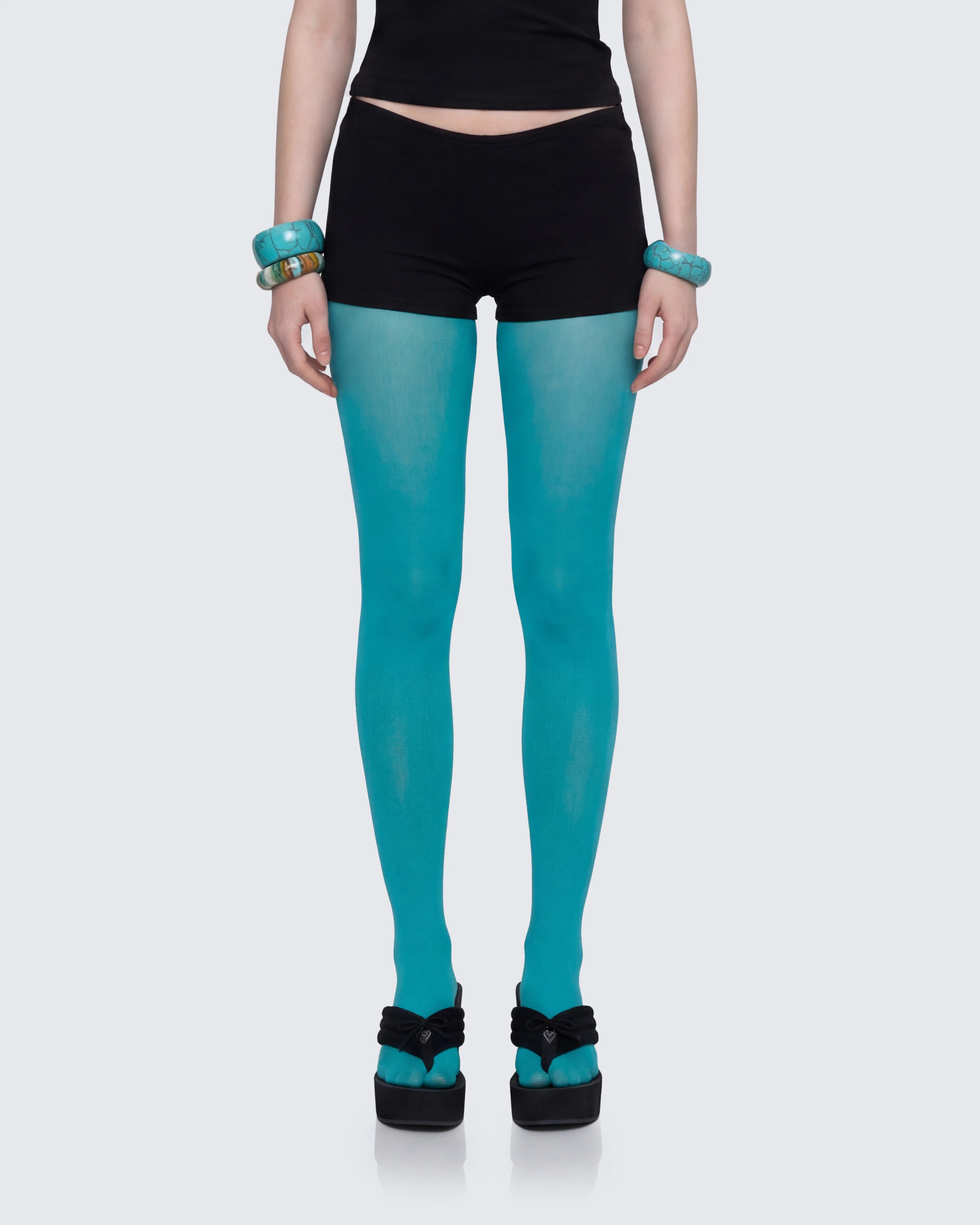Shemoi Black Jersey Micro Shorts - Image 2