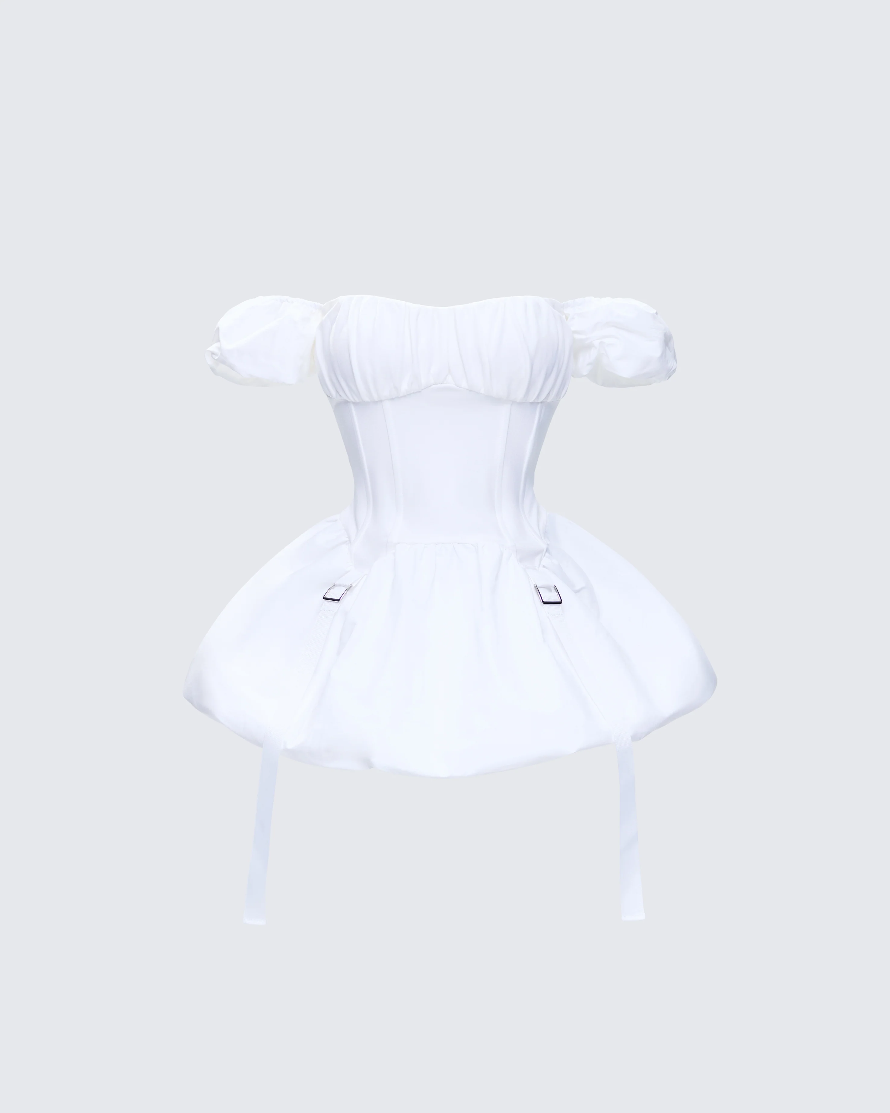 Tabitha White Corset Mini Dress