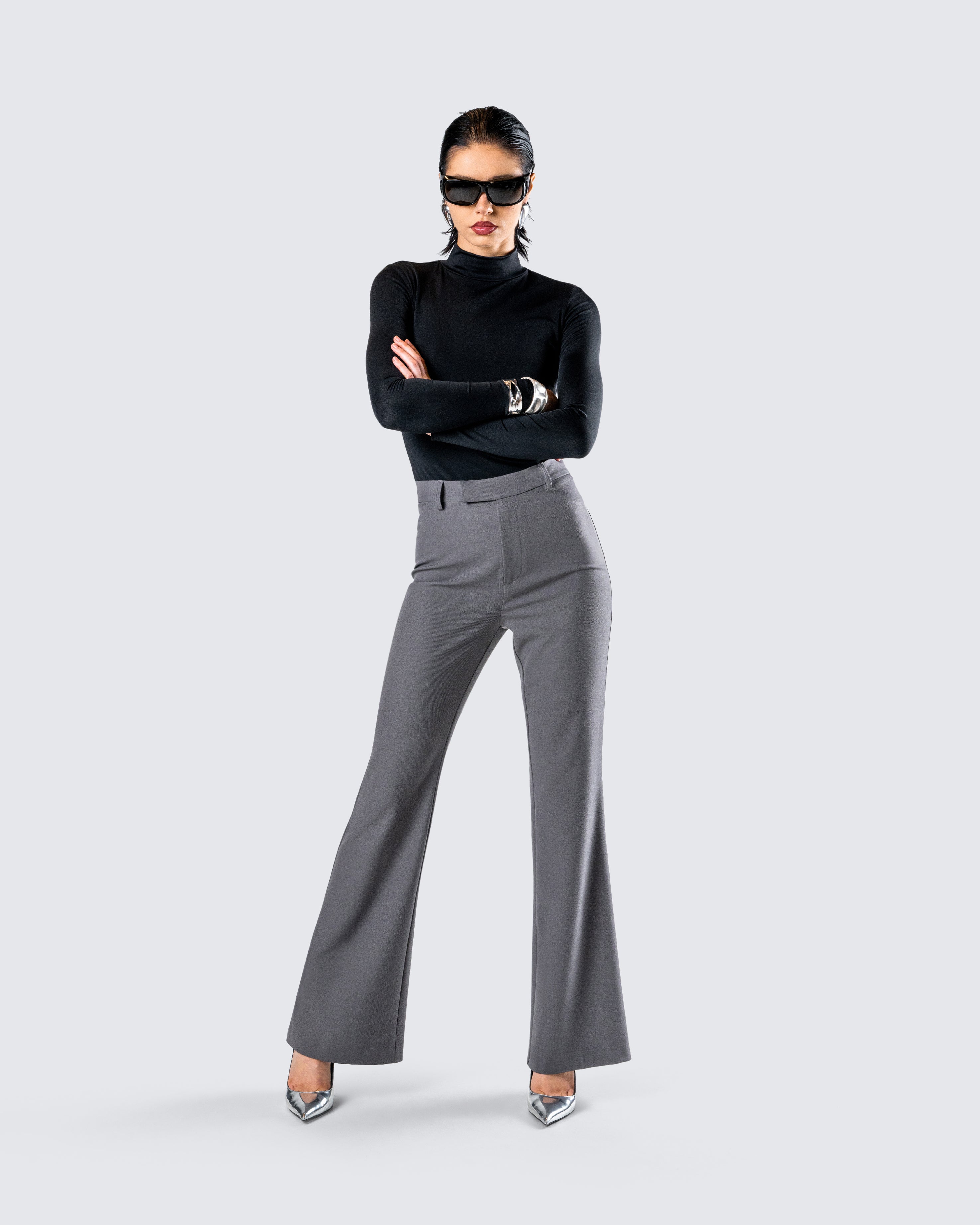 Tana Black Mockneck Top - Image 7