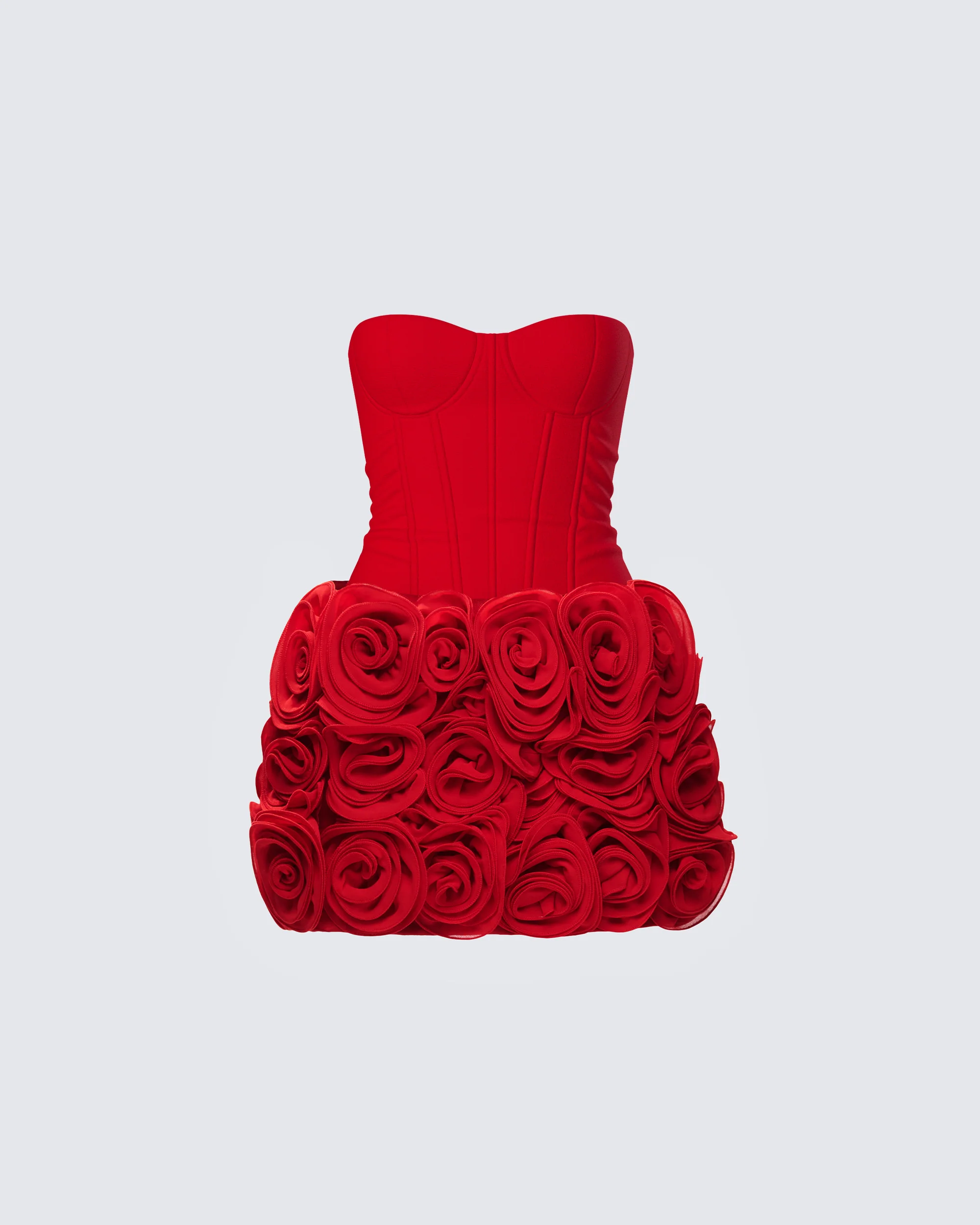 Tayah Red Rosette Set