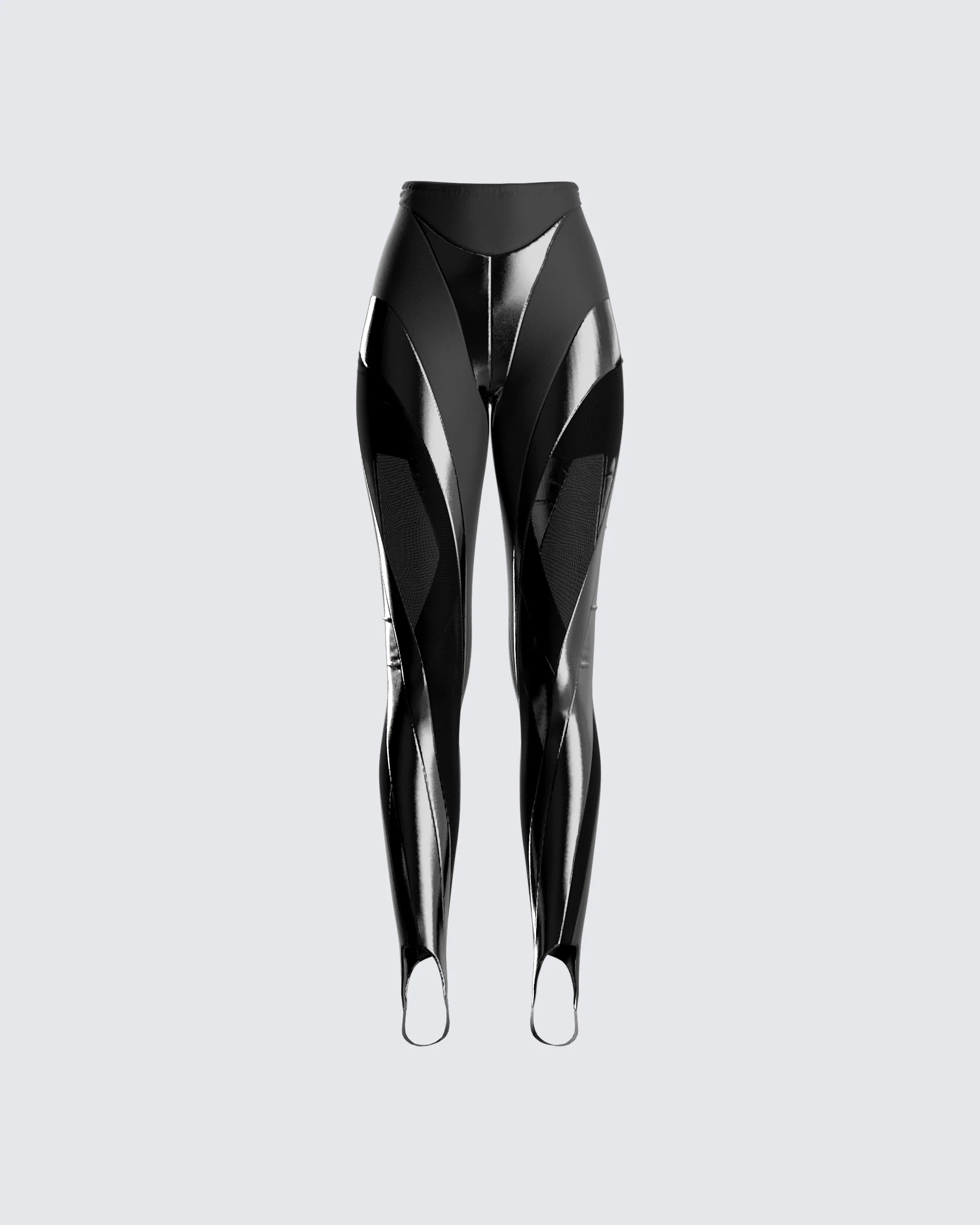 Trinity Black Sheer Spiral Legging